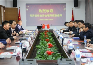 青海省公安廳治安總隊、保安協(xié)會一行到公司走訪調(diào)研