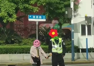 老人回家難招車 隊員幫助獲稱贊 —閔行莘莊梅隴輔警項目隊員幫助