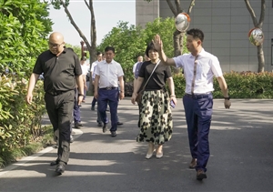 杭州市余杭區(qū)保安協(xié)會(huì)一行到公司走訪調(diào)研