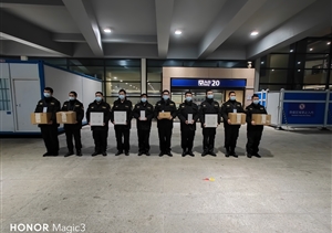 公司駐機場防疫項目隊員在“以賽促學 以學促用—機場防疫項目防疫