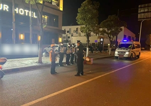 泥城派出所領(lǐng)導(dǎo)慰問宗保一線隊員