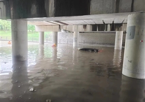 車輛涉水被困 隊(duì)員救助脫險(xiǎn)—浙江民泰公司隊(duì)員救出被困駕駛員