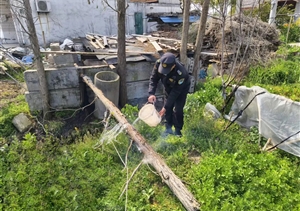 廢棄木材起火存隱患 員工發(fā)現(xiàn)撲滅化險情—宗保公司員工撲滅一起火